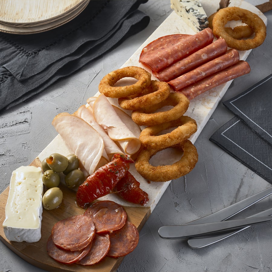 ONION RING CHARCUTERIE BOARD